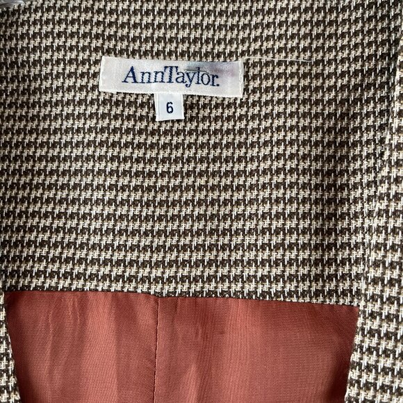 Ann Taylor Vintage 90s Plaid Maxi Dress - Picture 2 of 5